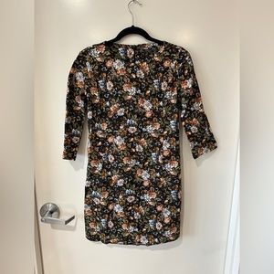 Trafaluc by ZARA - Size L - 3/4 Sleeve Mini Dress